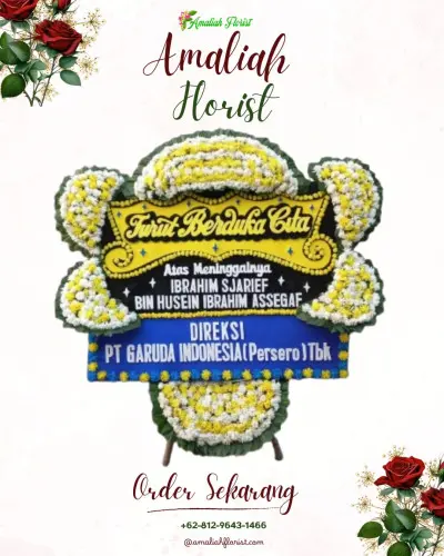 Papan Bunga Duka di Manding